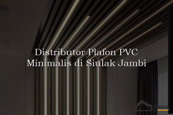 Distributor Plafon PVC Minimalis di Siulak Jambi