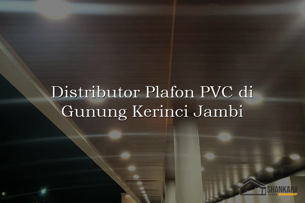 Distributor Plafon PVC di Gunung Kerinci Jambi