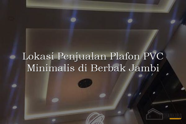 Lokasi Penjualan Plafon PVC Minimalis di Berbak Jambi