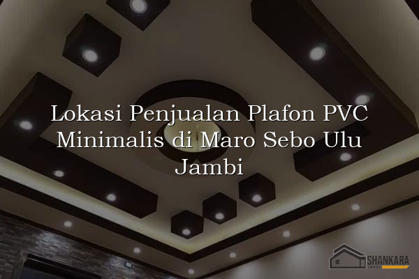Lokasi Penjualan Plafon PVC Minimalis di Maro Sebo Ulu Jambi