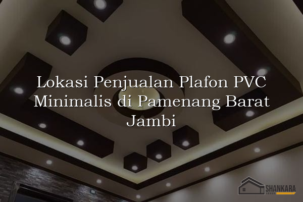 Lokasi Penjualan Plafon PVC Minimalis di Pamenang Barat Jambi