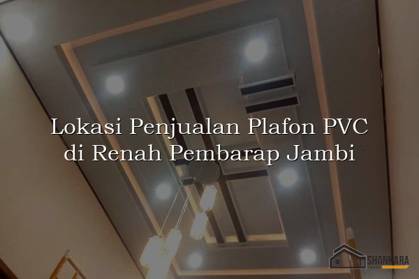 Lokasi Penjualan Plafon PVC di Renah Pembarap Jambi