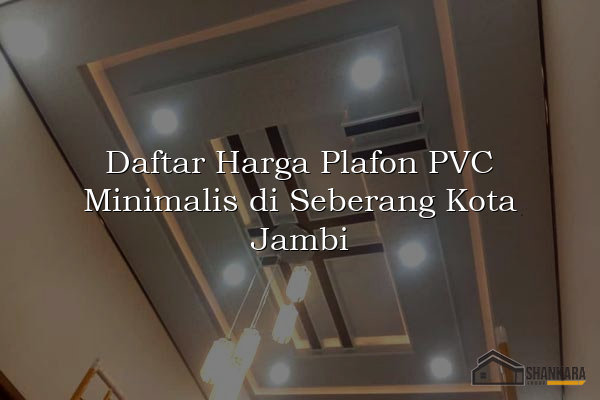 Daftar Harga Plafon PVC Minimalis di Seberang Kota Jambi