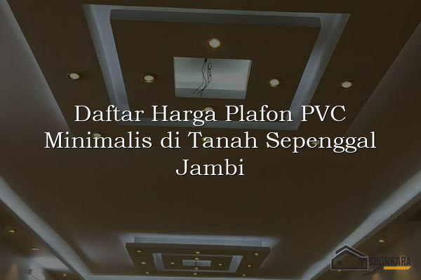 Daftar Harga Plafon PVC Minimalis di Tanah Sepenggal Jambi