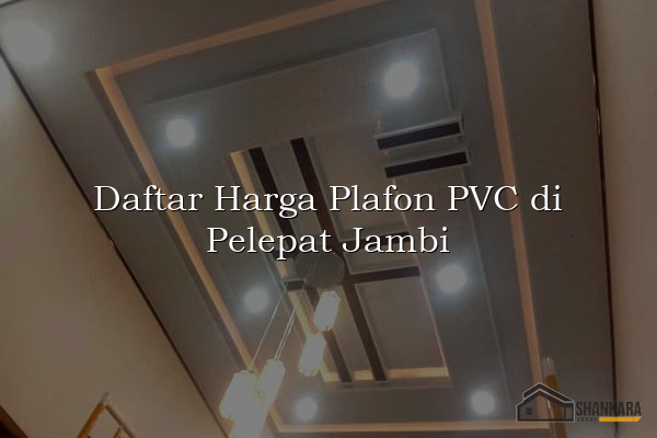 Daftar Harga Plafon PVC di Pelepat Jambi