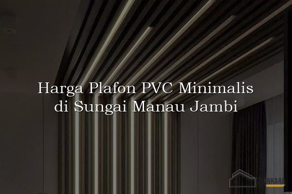 Harga Plafon PVC Minimalis di Sungai Manau Jambi