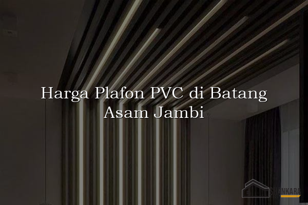 Harga Plafon PVC di Batang Asam Jambi