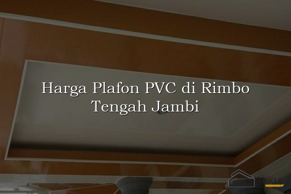 Harga Plafon PVC di Rimbo Tengah Jambi