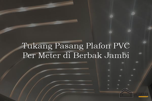 Tukang Pasang Plafon PVC Per Meter di Berbak Jambi