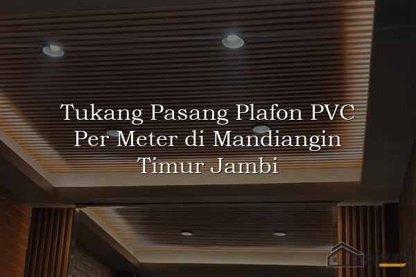 Tukang Pasang Plafon PVC Per Meter di Mandiangin Timur Jambi