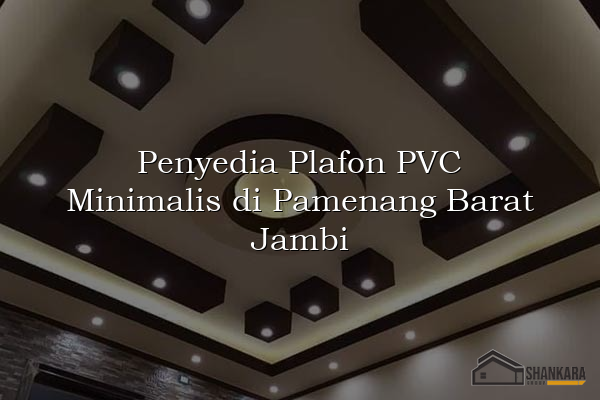 Penyedia Plafon PVC Minimalis di Pamenang Barat Jambi