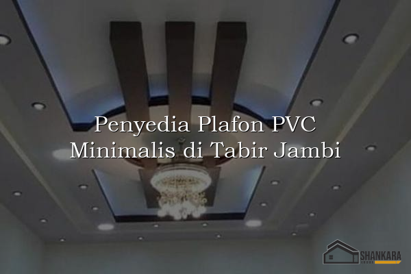 Penyedia Plafon PVC Minimalis di Tabir Jambi