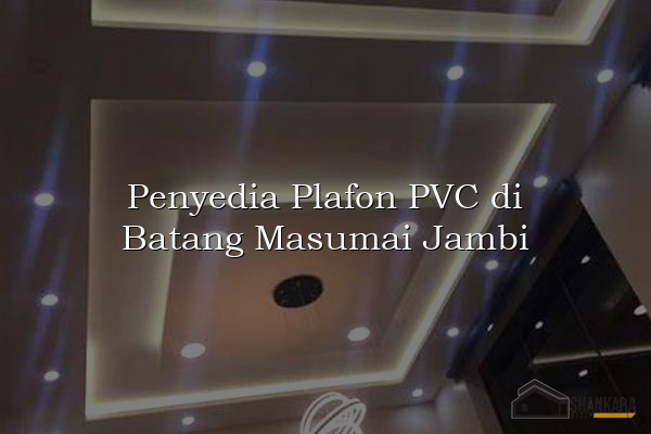 Penyedia Plafon PVC di Batang Masumai Jambi