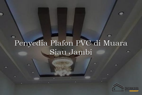 Penyedia Plafon PVC di Muara Siau Jambi