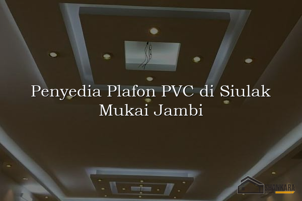 Penyedia Plafon PVC di Siulak Mukai Jambi